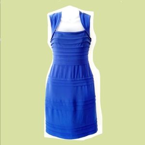 Adrianna Papell Petite Cobal Royal Blue Dress